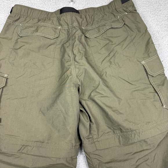 REI Mens Olive Green Convertible‎ Hiking Pants Size L 30 - Picture 11 of 12